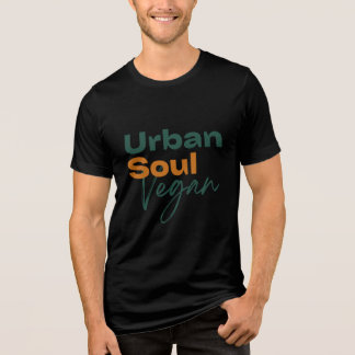 Urban Soul Veganer Minimalist Gesundheit und Welln Tri-Blend Shirt