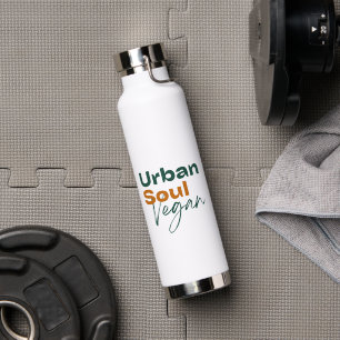 Urban Soul Veganer Minimalist Gesundheit und Welln Trinkflasche