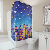 Urban Starry Nights Duschvorhang (Beispiel)