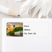 Urban Steam Punk Sunset Address Label (Insitu)