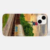 Urban Steam Punk Sunset Case-Mate iPhone Hülle (Rückseite (Horizontal))