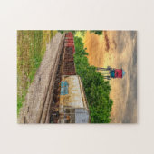 Urban Steam Punk Sunset Jigsaw Puzzle (Horizontal)