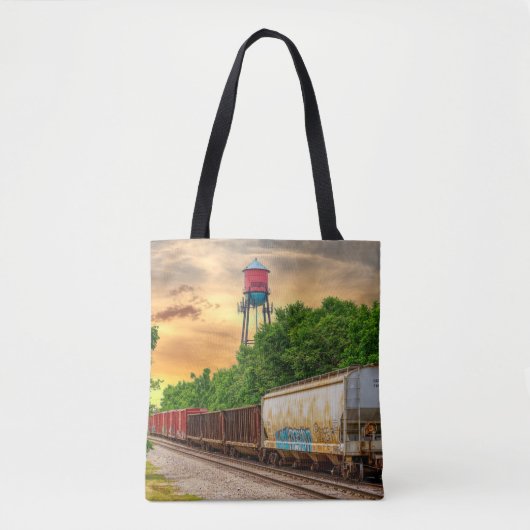 Urban Steam Punk Sunset Tasche (Vorderseite)