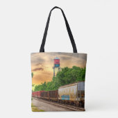 Urban Steam Punk Sunset Tasche (Rückseite)