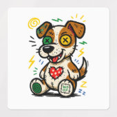 Urban Stitch Trio — Sticker-Packung Etiketten (Design 1)