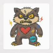 Urban Stitch Trio — Sticker-Packung Etiketten (Design 2)