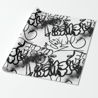 Urban Street Art Graffiti Muster Wrapping Paper Geschenkpapier