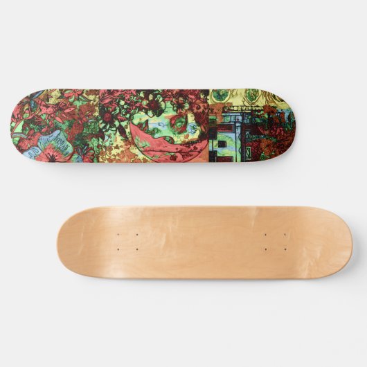Urban Street Art Inspiriert Abstrakt Grunge Skateboard (Horizontal)