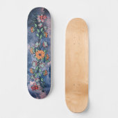 Urban Street Art Inspiriert Girly Floral Skate Dec Skateboard (Vorderseite)