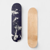 Urban Street Art Inspiriert Gray Wolf Howling Wide Skateboard