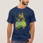 Urban Street Art Neon Splash T-Shirt (Vorderseite)