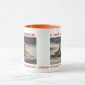 Urban Street Fighters House Sparrows Vogelbeobacht Tasse (Zentrum)