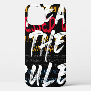 Urban street style Break the rules slogan print wi Case-Mate iPhone Hülle