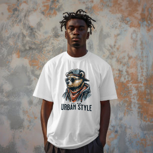 Urban Style Bär – Streetwear T-Shirt