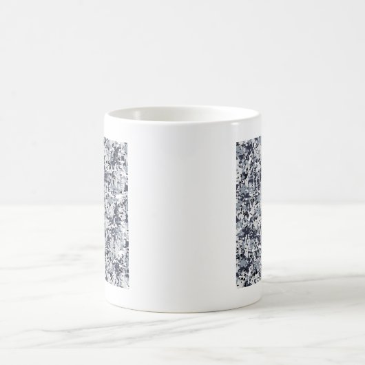 Urban Style Gray Digital Camouflage Kaffeetasse (Mittel)
