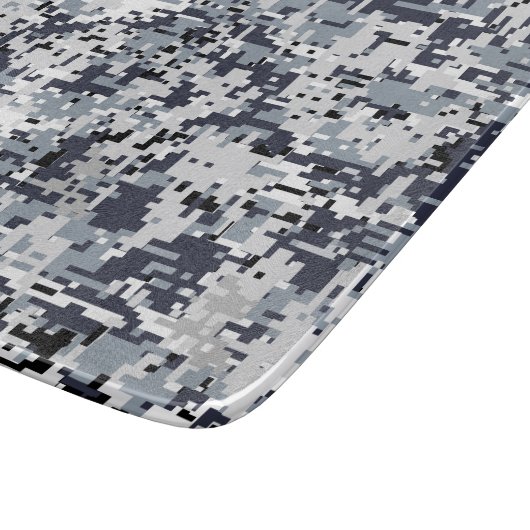 Urban Style Gray Digital Camouflage Schneidebrett (Ecke)