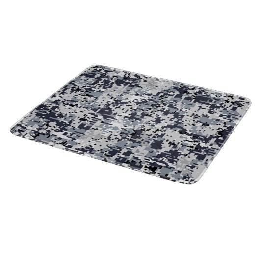 Urban Style Gray Digital Camouflage Schneidebrett (Ecke)
