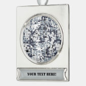 Urban Style Silver Digital Camouflage Banner-Ornament Silber (Links)