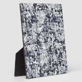 Urban Style Silver Digital Camouflage Fotoplatte (Seite)