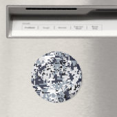 Urban Style Silver Digital Camouflage Magnet (In Situ (Geschirrspüler))