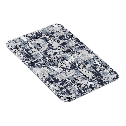 Urban Style Silver Digital Camouflage Magnet (Rechte Seite)
