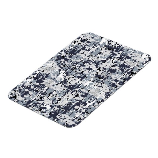 Urban Style Silver Digital Camouflage Magnet (Linke Seite)