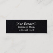 Urban Stylist Dark Mini Visitenkarte (Rückseite)