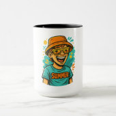 Urban Summer Vibes Cartoon T-Shirt - Bright & Fun Tasse (Zentrum)