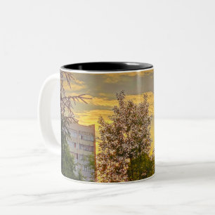 Urban Sunset Memory Tasse – Anpassbar