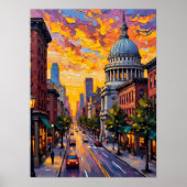Urban Sunset Poster (Vorne)