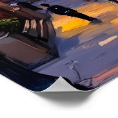 Urban Sunset Poster (Ecke)