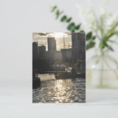 Urban Sunset Postkarte (Stehend Vorderseite)