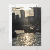 Urban Sunset Postkarte (Vorne/Hinten)