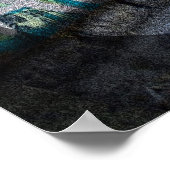 Urban T-Rex Poster (Ecke)