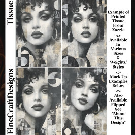 Urban Texture Modern Portraits DM4L Decoupage Seidenpapier