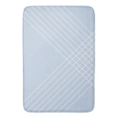 Urban Trendy Geometric Light Blue Badematte (Vorderseite Vertikal)