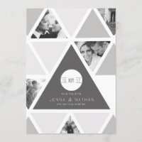 Urban Triangle Overlay | Moderne Save The Date