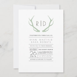 Urban trifft rustikal | Einladung zur Hochzeit