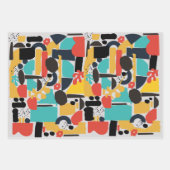 Urban Tropical Wrapping Paper Geschenkpapier Set (Vorderseite 2)
