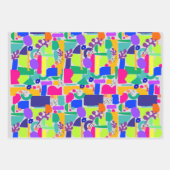 Urban Tropical Wrapping Paper Geschenkpapier Set (Vorderseite)