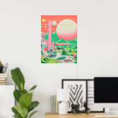 Urban Twilight Dreamscape Poster (Heimbüro)