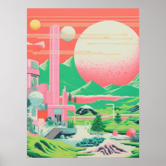 Urban Twilight Dreamscape Poster (Vorne)