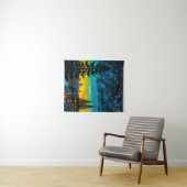 Urban Twilight Glow Wandteppich (Beispiel (Horizontal))