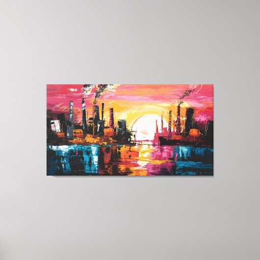 Urban Twilight Leinwanddruck (Vorderseite)