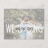 URBAN | Über einen Haushalt? Save the Date für Fot Postkarte (Vorderseite)