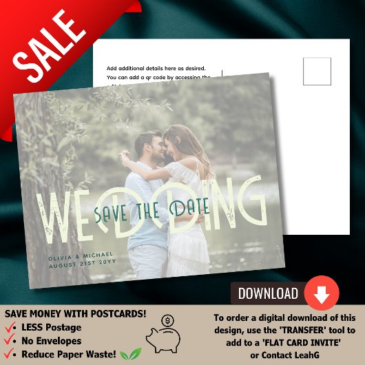 URBAN | Über einen Haushalt? Save the Date für Fot Postkarte