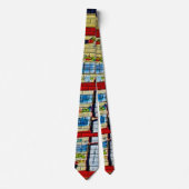 Urban Untergrund NYC Graffiti Neck Tie Krawatte (Vorderseite)