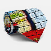 Urban Untergrund NYC Graffiti Neck Tie Krawatte (Gerollt)