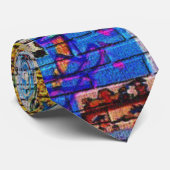 Urban Untergrund NYC Graffiti Neck Tie Krawatte (Gerollt)