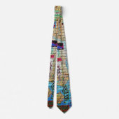 Urban Untergrund NYC Graffiti Neck Tie Krawatte (Rückseite)